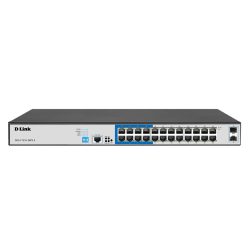 سوئیچ شبکه 26 پورت دی لینک D-Link Switch DGS-F1210-26PS-E