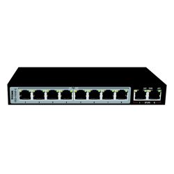 سوییچ شبکه 10 پورت POE دی لینک D-Link Switch DES-F1010P-E