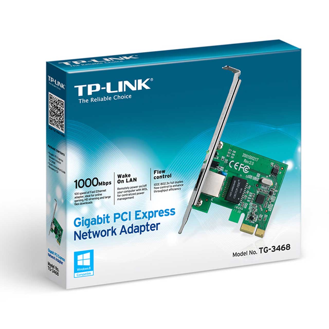 کارت شبکه تی پی لینک Tp-Link PCI Express Adapter TG-3468