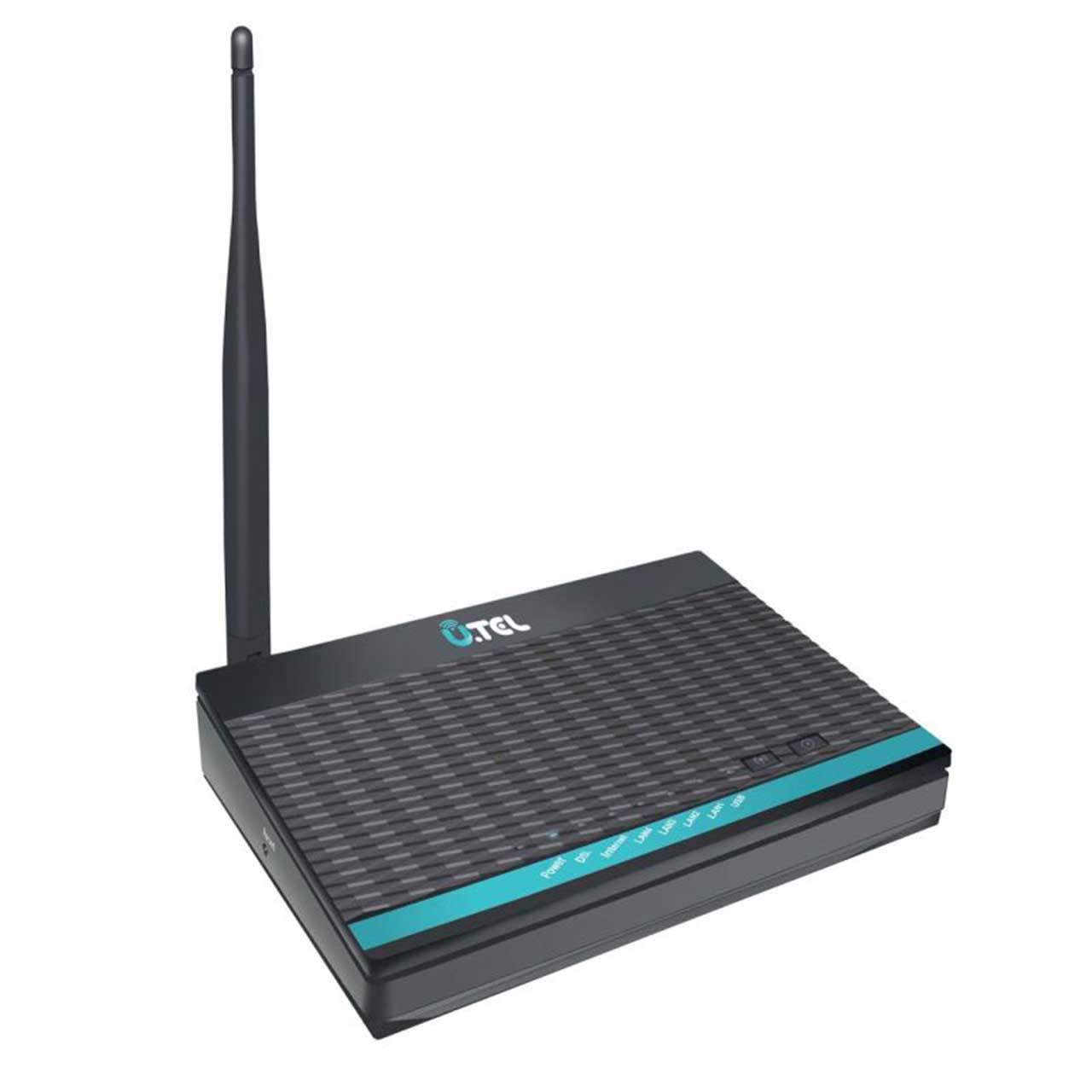 تصویر مودم روتر بیسیم یوتل مدل A154 Black ا A154 Black 150Mbps Wireless ADSL2+ Modem Router A154 Black 150Mbps Wireless ADSL2+ Modem Router