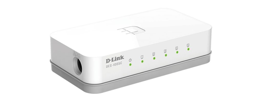 سوئیچ شبکه 5 پورت دی لینک D-Link Unmanaged Desktop Switch DES-1005C