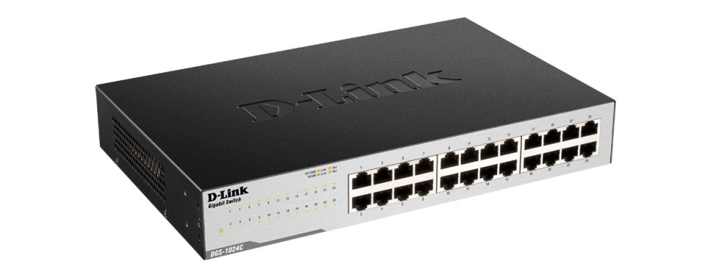 سوئیچ شبکه 24 پورت دی لینک D-Link Unmanaged Switch DGS-1024C