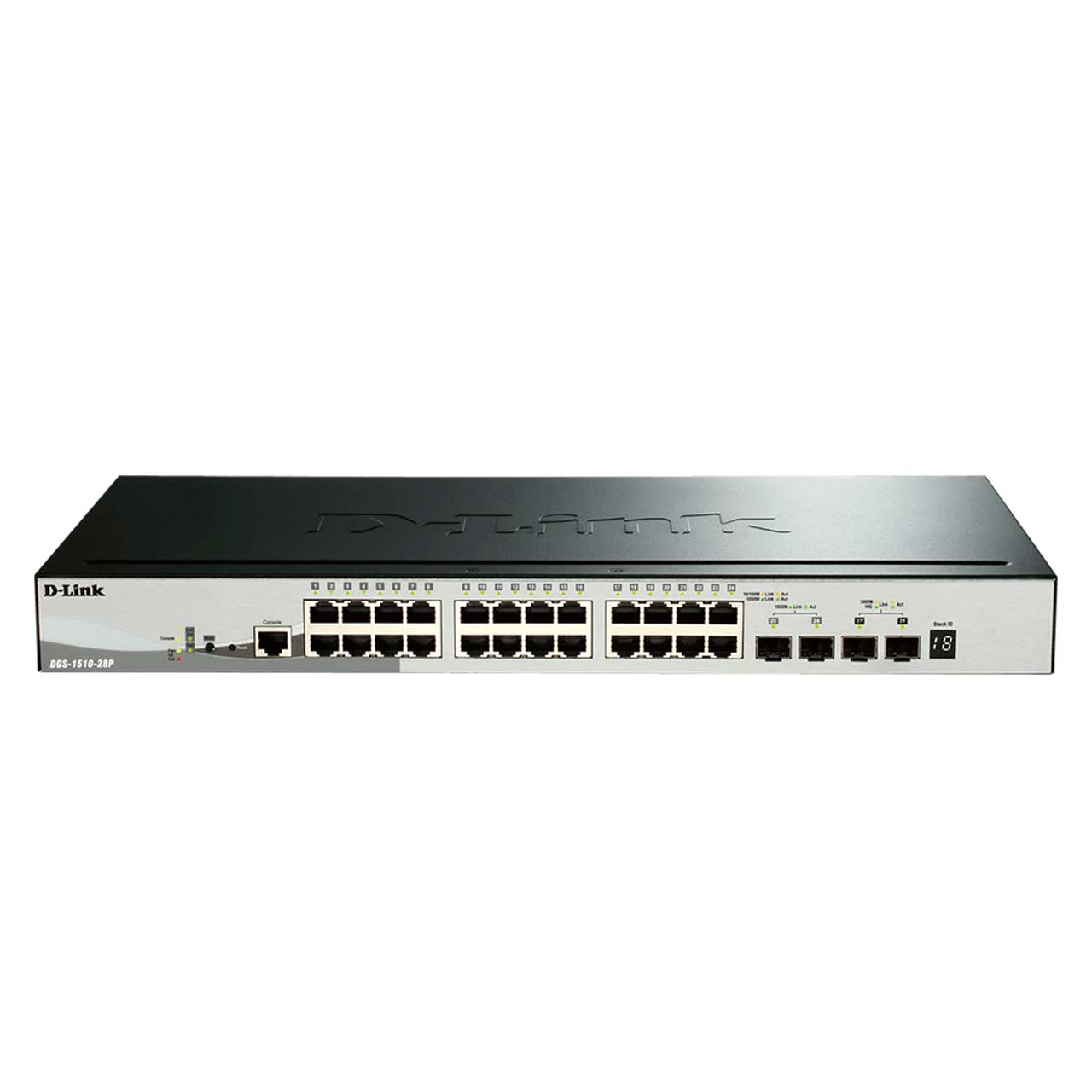 سوئیچ شبکه 28 پورت دی لینک D-Link Smart Managed Switch DGS-1510-28P