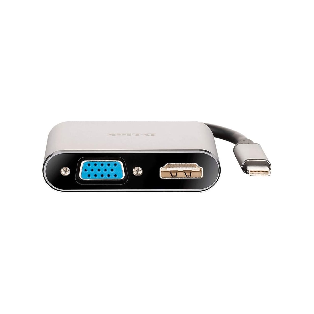 تبدیل USB-C به VGA و HDMI دی لینک مدل DUB-V210