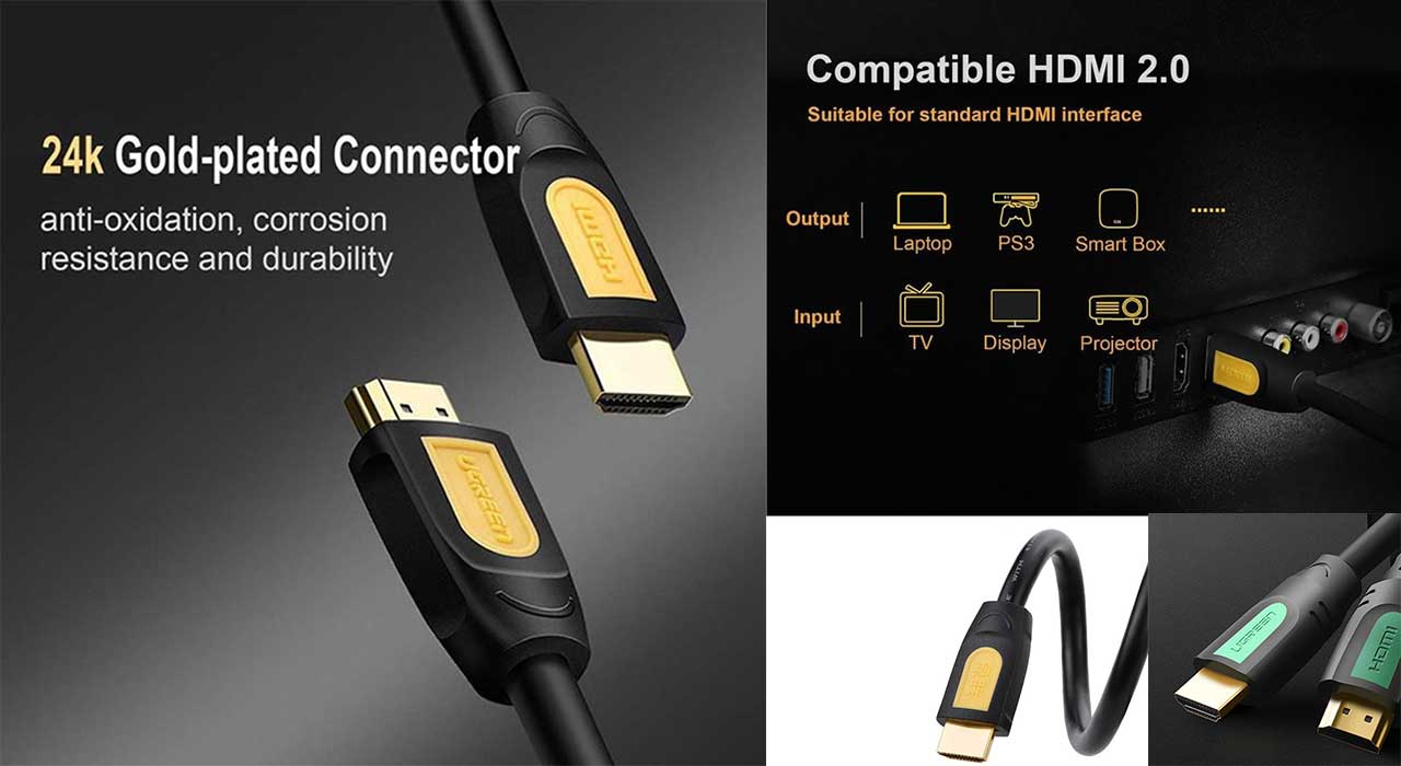 کابل HDMI یوگرین مدل HD101-10151 طول 0.75 متر