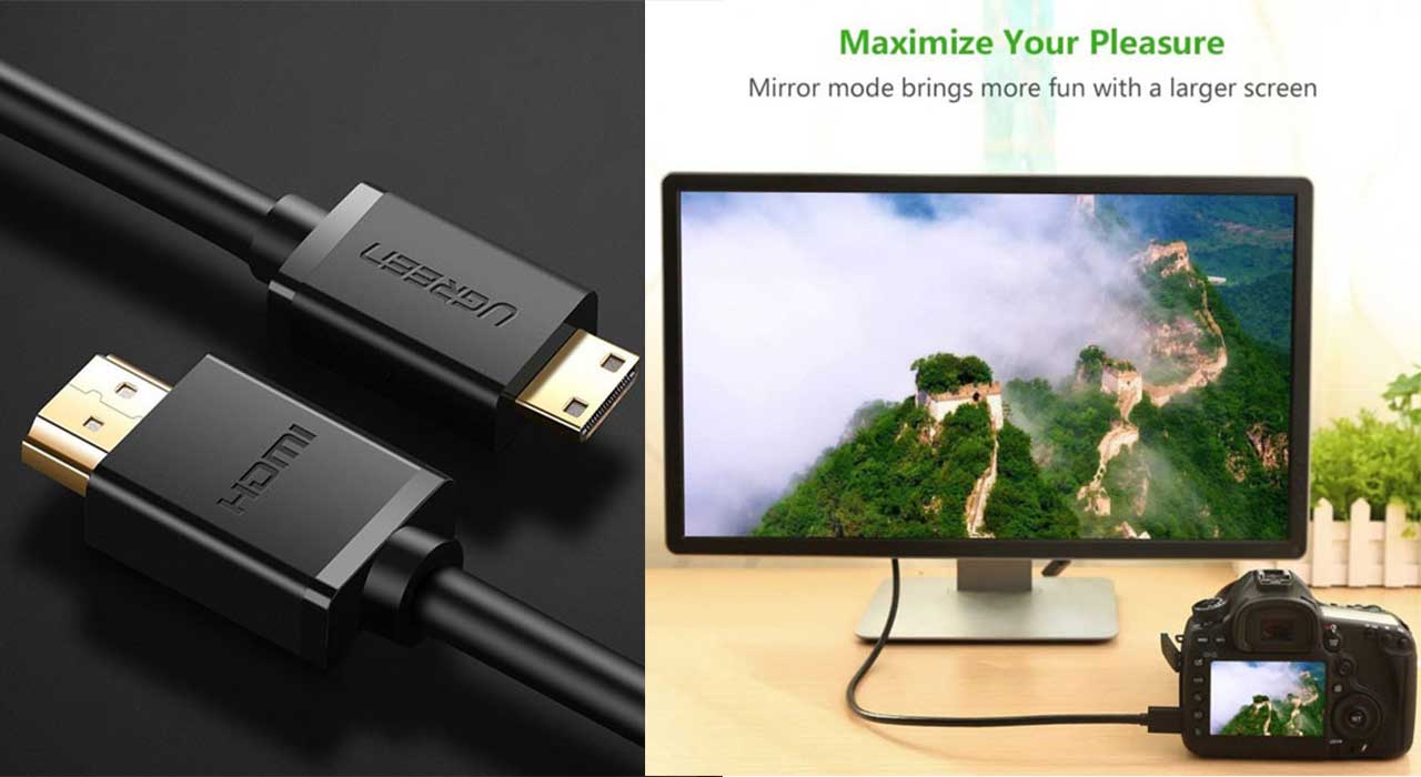 کابل HDMI به Mini HDMI یوگرین مدل HD108-11167 طول 1.5 متر