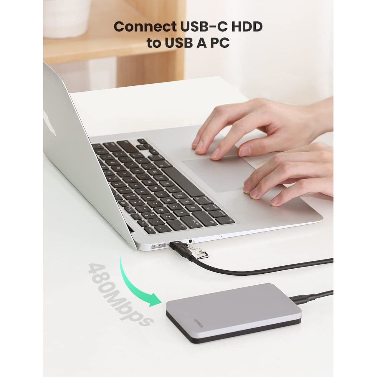 تبدیل USB-C به USB-A یوگرین مدل US280-50568
