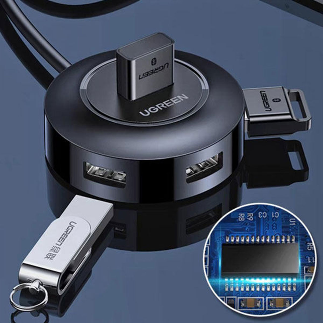 هاب USB یوگرین 4 پورت CR106 مدل 20277