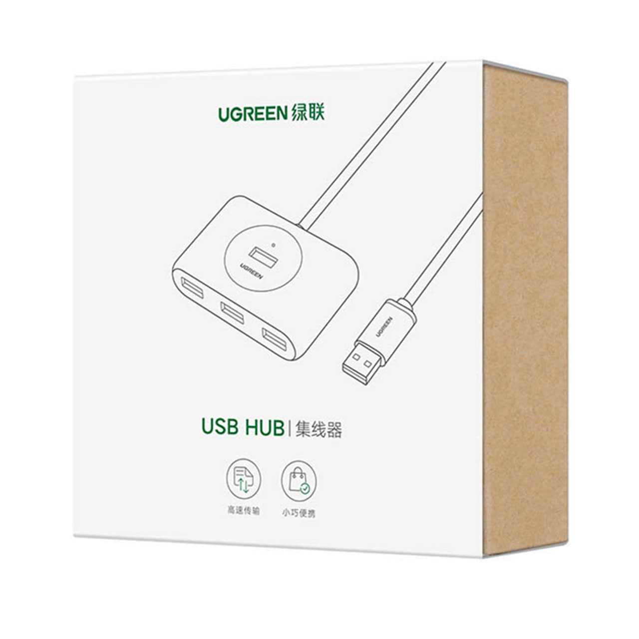 هاب USB 3.0 چهار پورت یوگرین مدل UG-20291