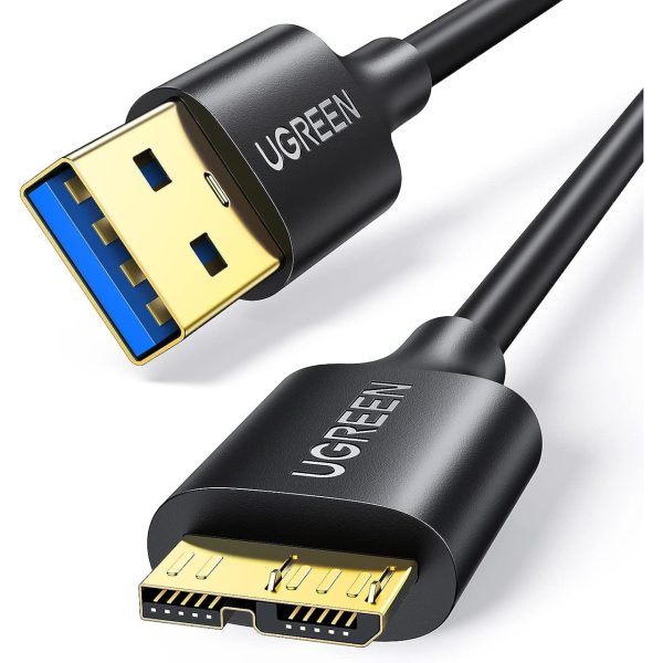 کابل‌ تبدیل USB 3.0 A به Micro USB 3.0 یوگرین مدل US130-10841 طول 2 متر