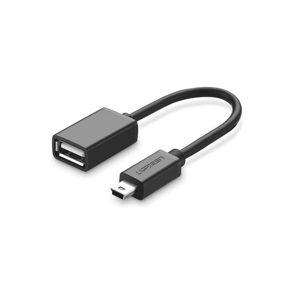 تبدیل Mini USB به USB 2.0 A یوگرین مدل 10383 طول 0.1 متر