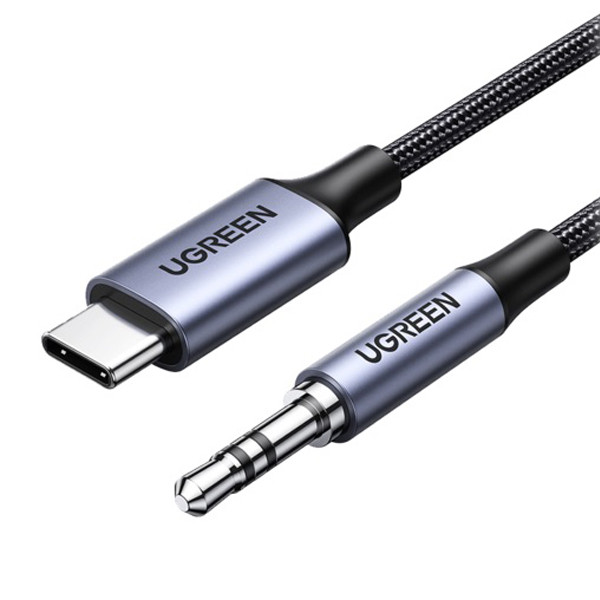 کابل تبدیل USB-C به جک 3.5mm یوگرین 1 متری Ugreen AUX CM450-20192