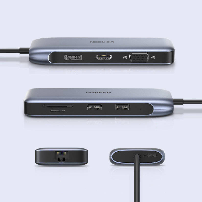 هاب 9 پورت USB-C یوگرین مدل CM274-70301